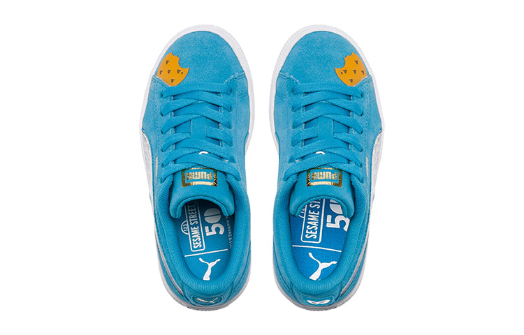 (PS) SESAME STREET 50 x PUMA Suede Statement Sneakers Blue 370383-01