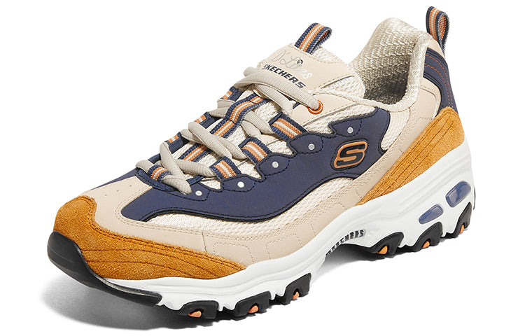(WMNS) Skechers D'Lites 1.0 'Brown Blue' 13167-TNV