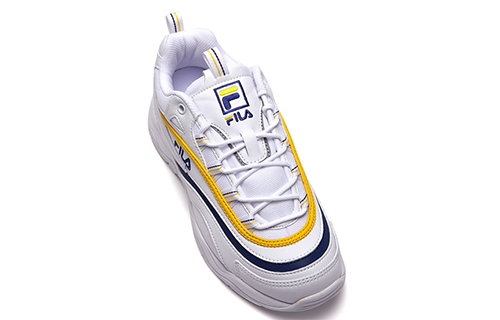 Folder X FILA Ray Series VNTG Chunky Sneakers WhiteYellow/Blue FS1SIA1168X_WBL