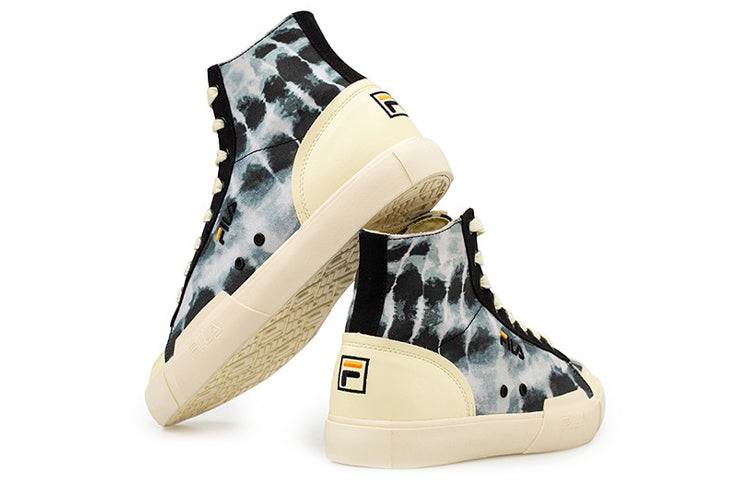 Fila Block HighHigh-Canvas Shoes Black/White/Blue T12M034404FTY