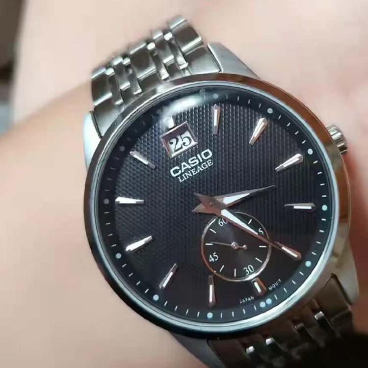 Casio Lineage Analog Watch 'Silver Black' LIN-201D-1AV