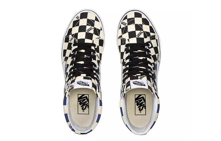 Vans Big Check SK8-HI 'Black/Navy' VN0A4U3CWRT