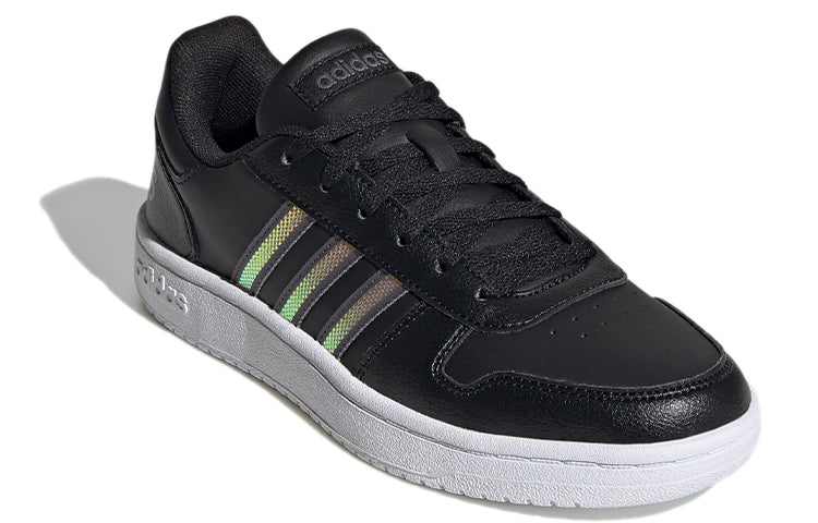 (WMNS) adidas Hoops 2.0 'Black Tactile Gold Metallic' FW3536