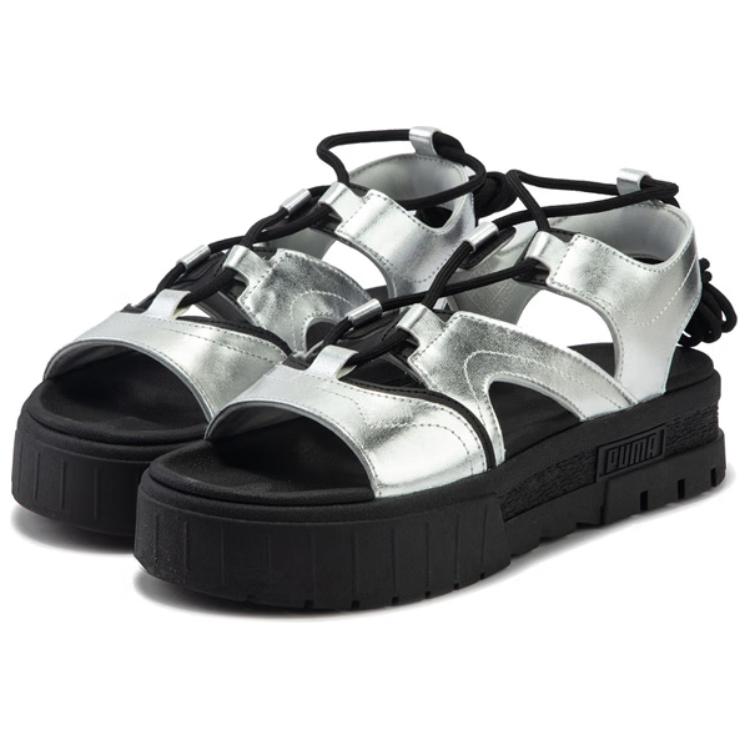 (WMNS) PUMA Cilia Wedge Sandals 'Silver' 399502-01