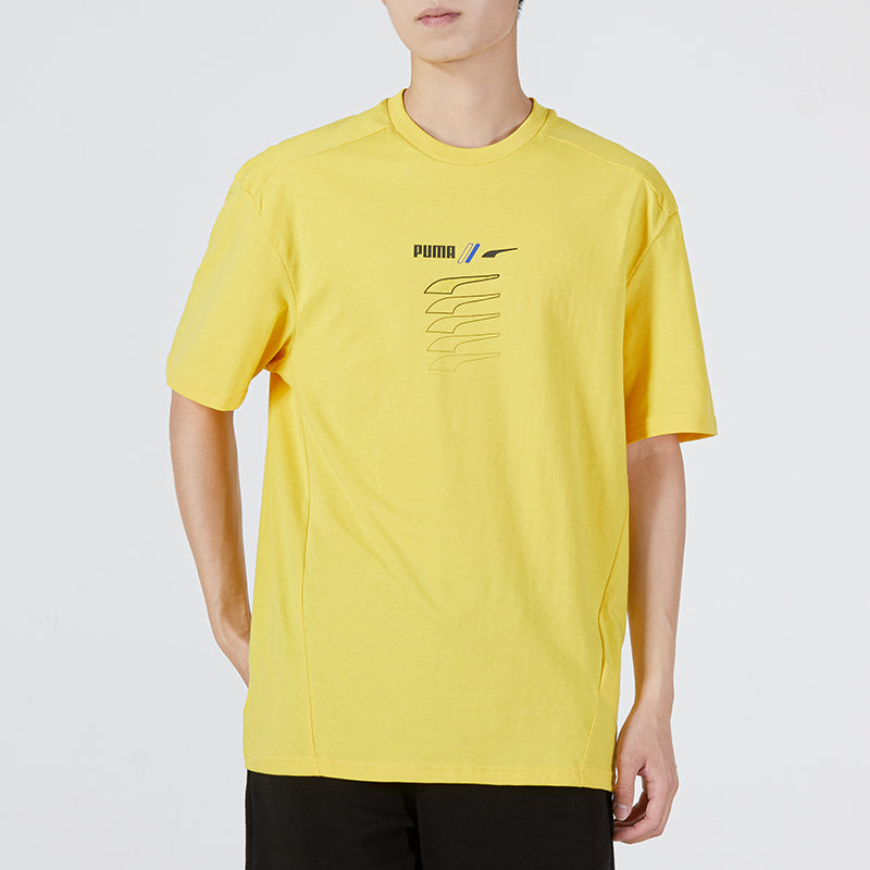 PUMA RAD/CAL Graphic Tee 'Yellow' 671716-83
