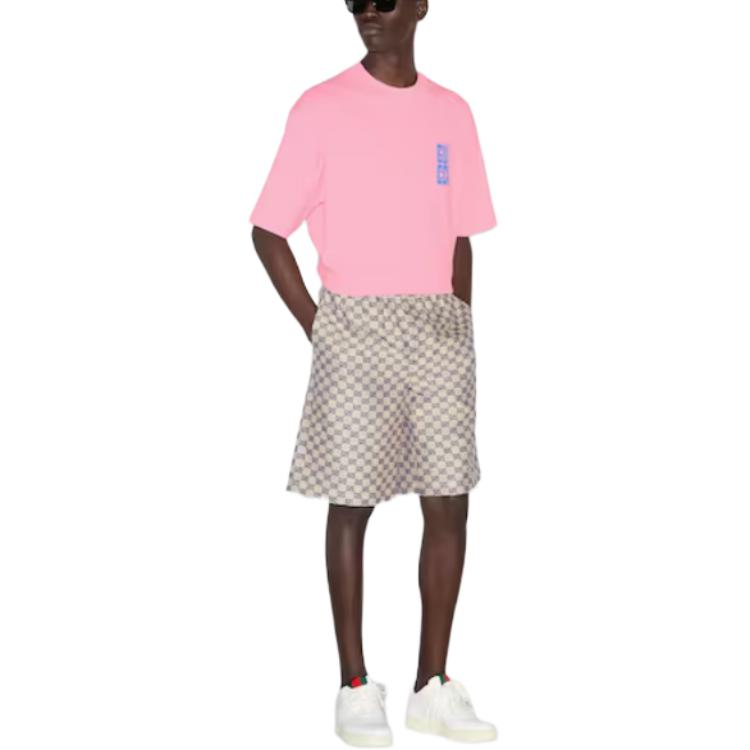 Gucci Graphic Cotton T-shirt 'Pink' 784361-XJGKW-5904