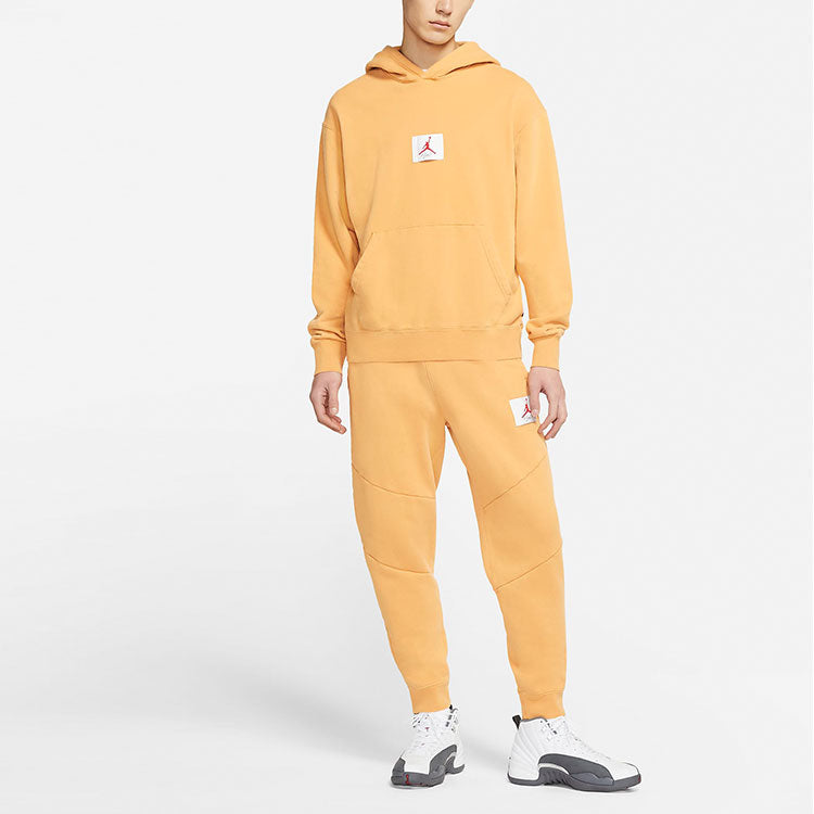 Air Jordan Flight MENS Casual Fleeced Sports Pants Yellow CK6471-217