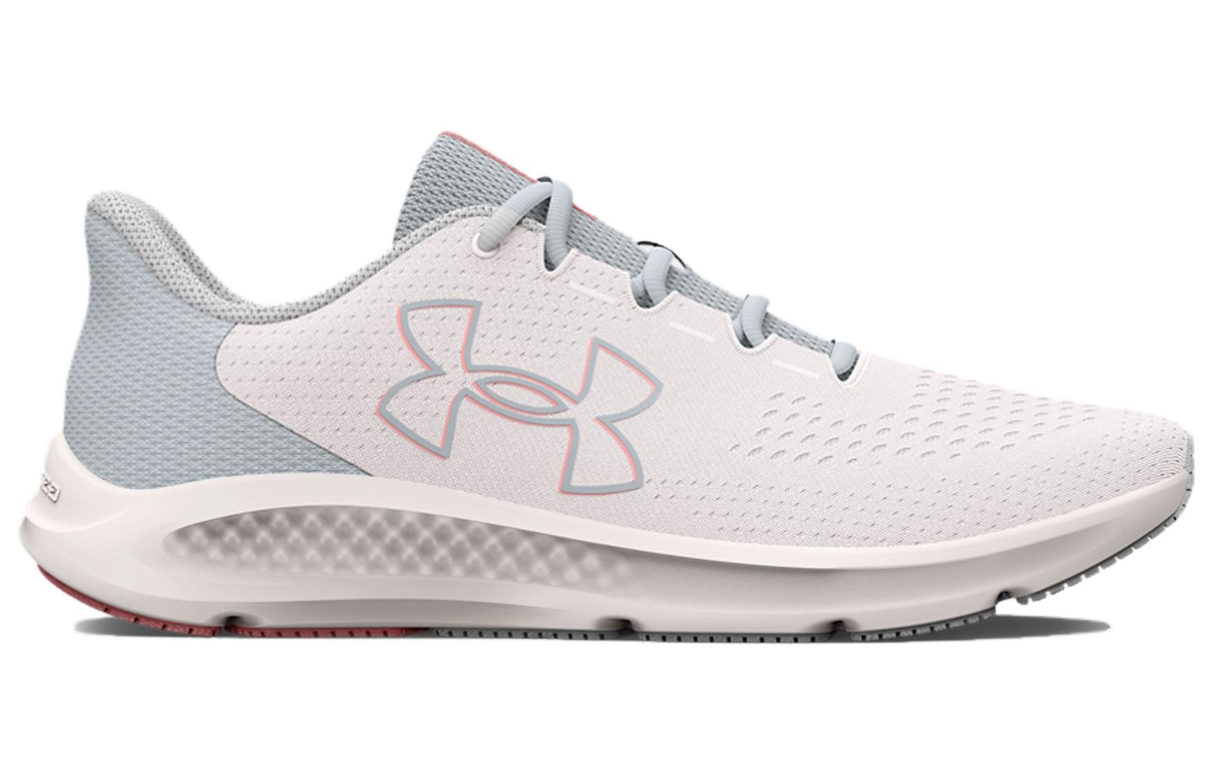 (WMNS) Under Armour Charged Pursuit 3 'Big Logo - White Pink Fizz' 3026523-101