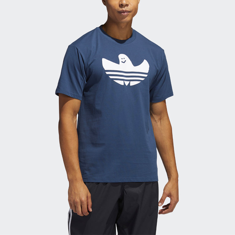 adidas originals Unisex G Shmoo Ss Logo Short Sleeve Blue GL9955