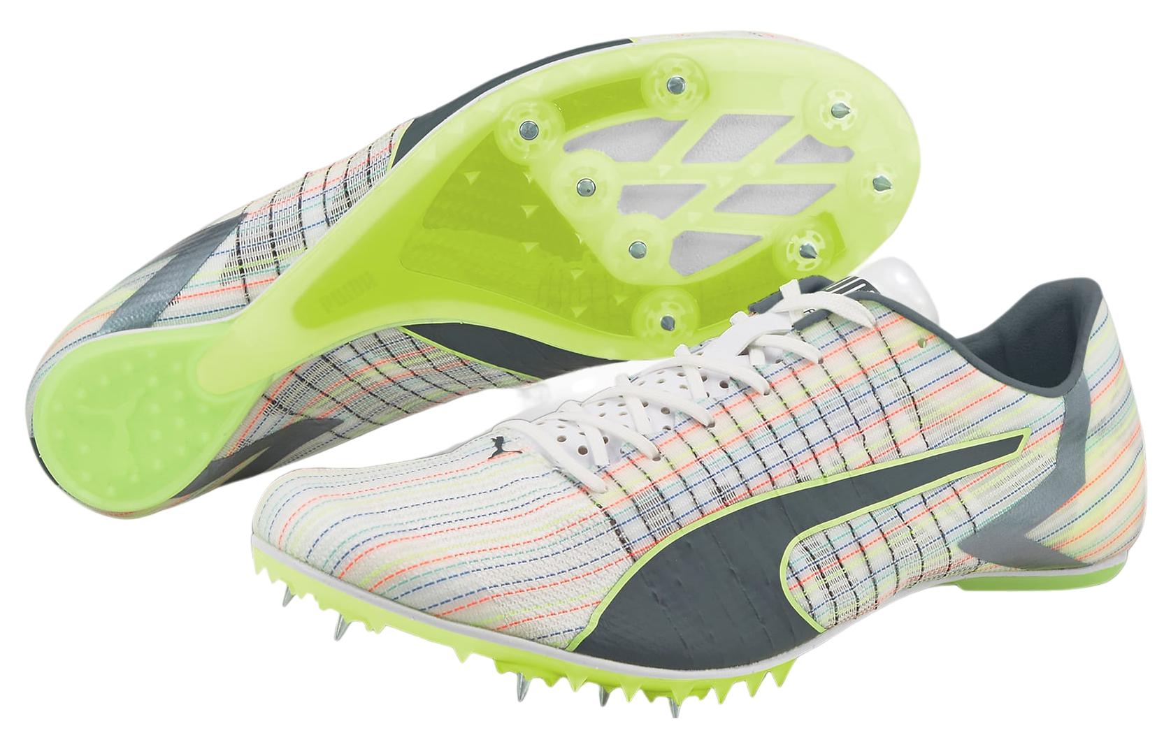 PUMA evoSPEED Tokyo Brush 3 Track and Field 'White Green' 376331-01