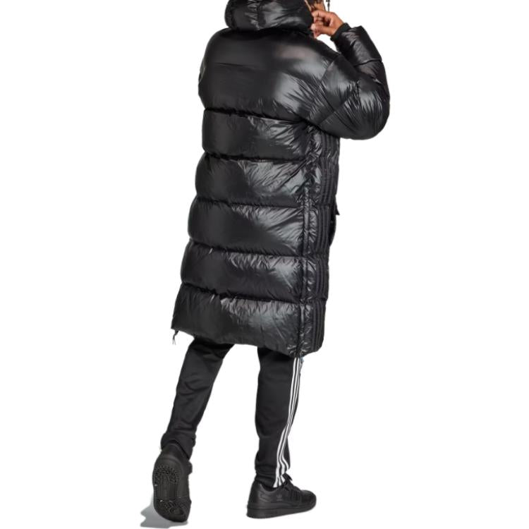 adidas Long Down Puffer Jacket Asia Sizing 'Black' IR7135