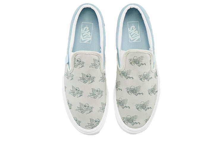 Vans Classic Slip-On Shoes For Grey/Blue VN0A33TB43E