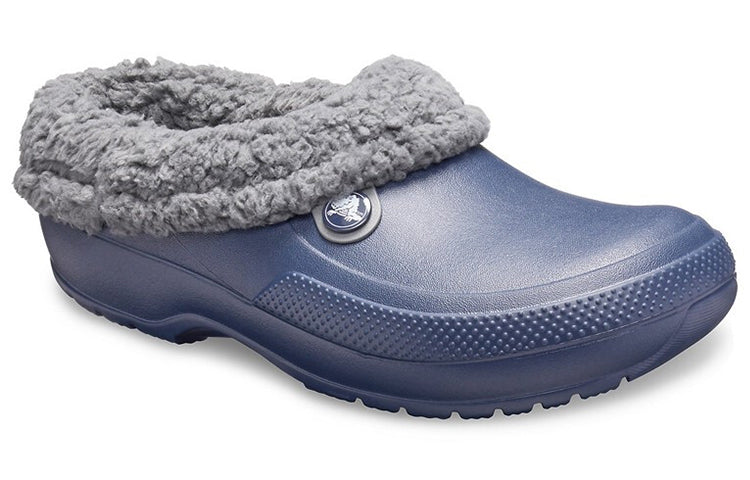 Crocs Stay Warm Cozy Wear-Resistant Sports Unisex Blue Sandals 204563-4HE