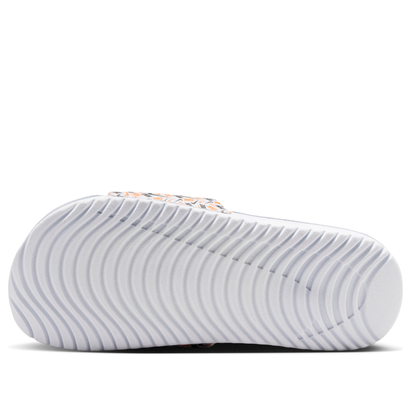 (GS) Nike Kawa Slides 'White Black Total Orange' IR5202-101