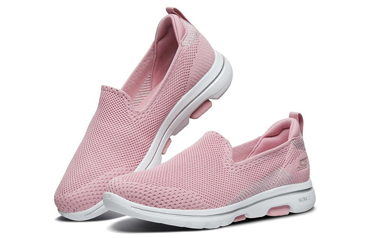 (WMNS) Skechers Go Walk 5 Loafers Pink 15900-LTPK