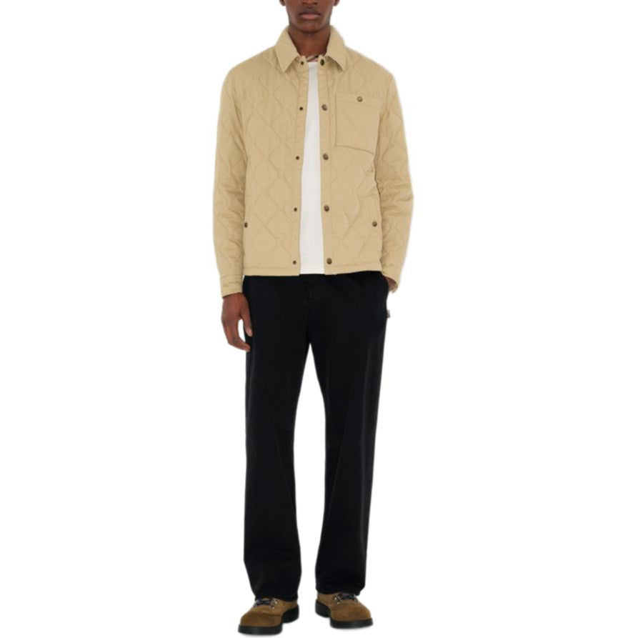 Burberry 25 Long Sleeved Quilted Gabardine Jacket 'Beige' 81101801