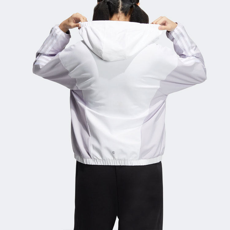 (WMNS) adidas Must Haves Woven Jackets 'White' HY2875