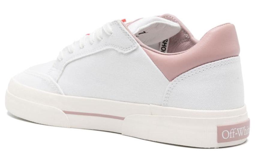 (WMNS) Off-White New Low Vulcanized Canvas Sneakers 'White Light Pink' OWIA288S24FAB0010130