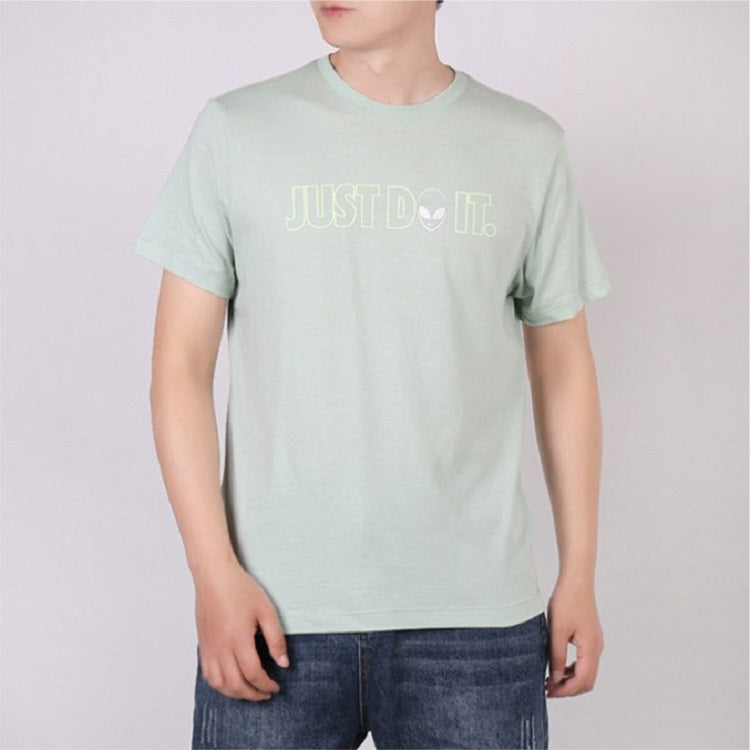 Nike Sportswear Alien Printing Short Sleeve Grass Green  CV8968-321