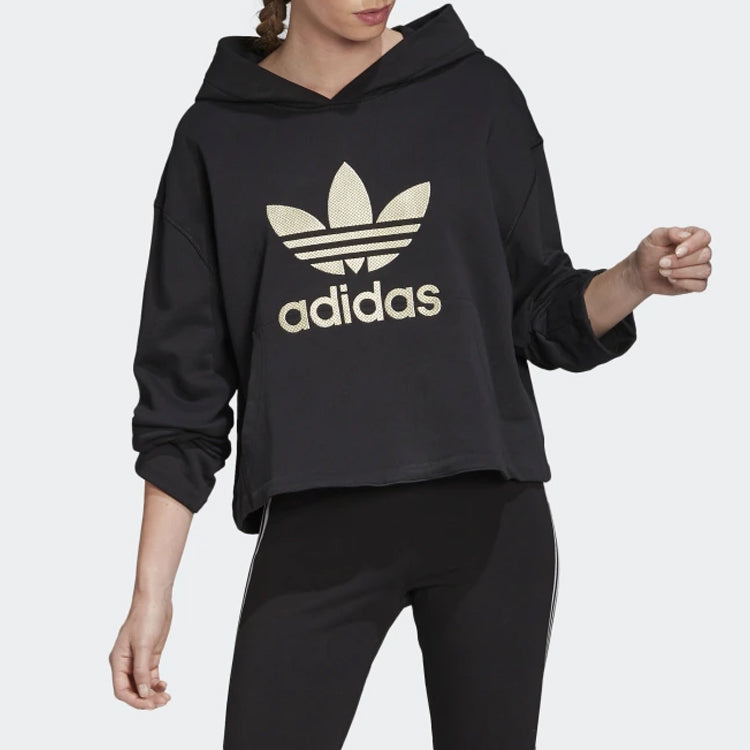 (WMNS) adidas originals Logo Printing Black FM2650