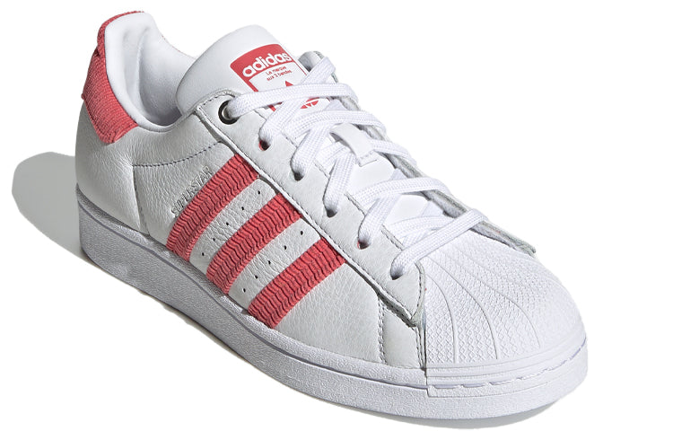 (WMNS) adidas Superstar 'Corduroy Striped - White Tactile Pink' H69024
