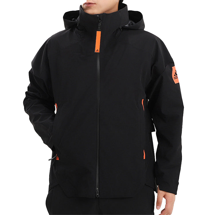 adidas Outdoor Sports Hooded Jacket Men Black GL1355