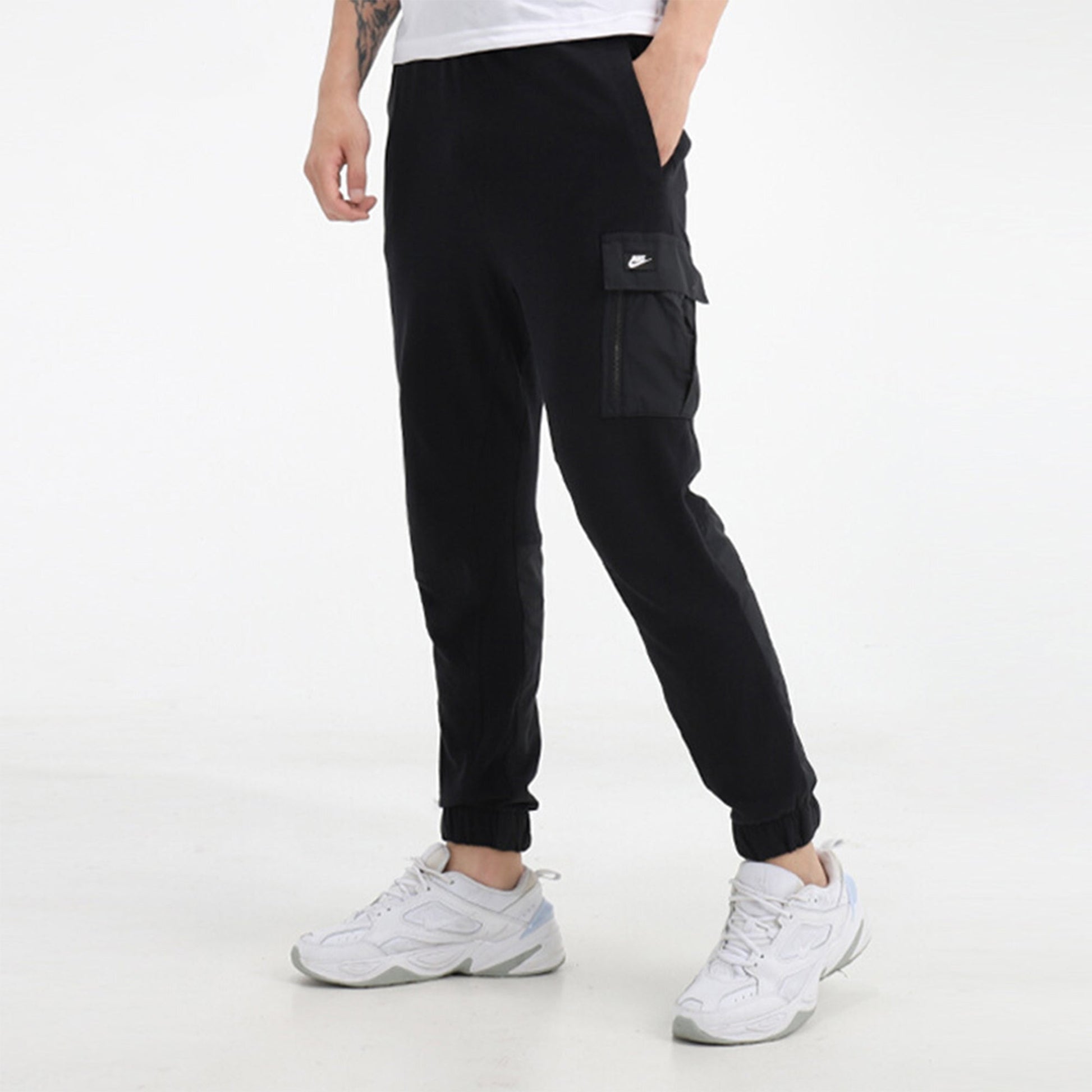 Men's Nike Slim Fit Cargo Casual Sports Pants/Trousers/Joggers Black BV3095-011