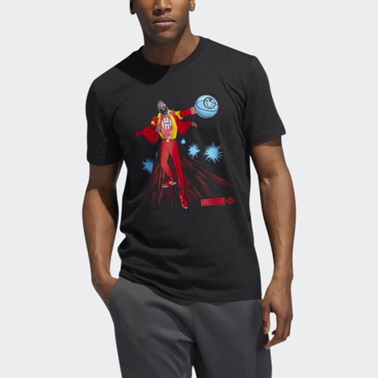 adidas x Marvel Harden Union Avengers Basketball s T Men's Black DU6717