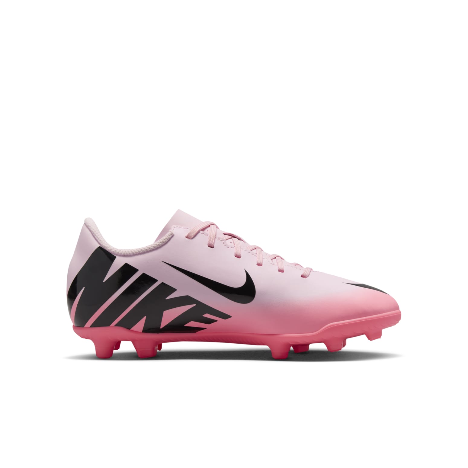 (GS) Nike Mercurial Vapor 15 Club FG MG 'Pink Foam Black' DJ5958-601