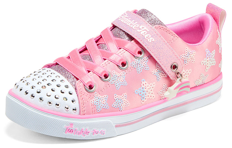 (GS) Skechers Sparkle Lite 'Pink White' 314772L-LPMT