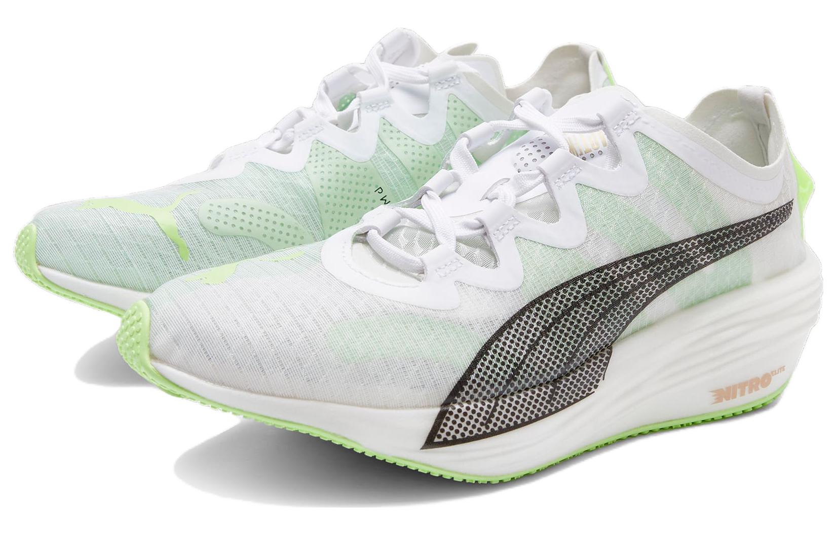 (WMNS) PUMA Fast-Fwd Nitro Elite 'White Green Black' 377803-02