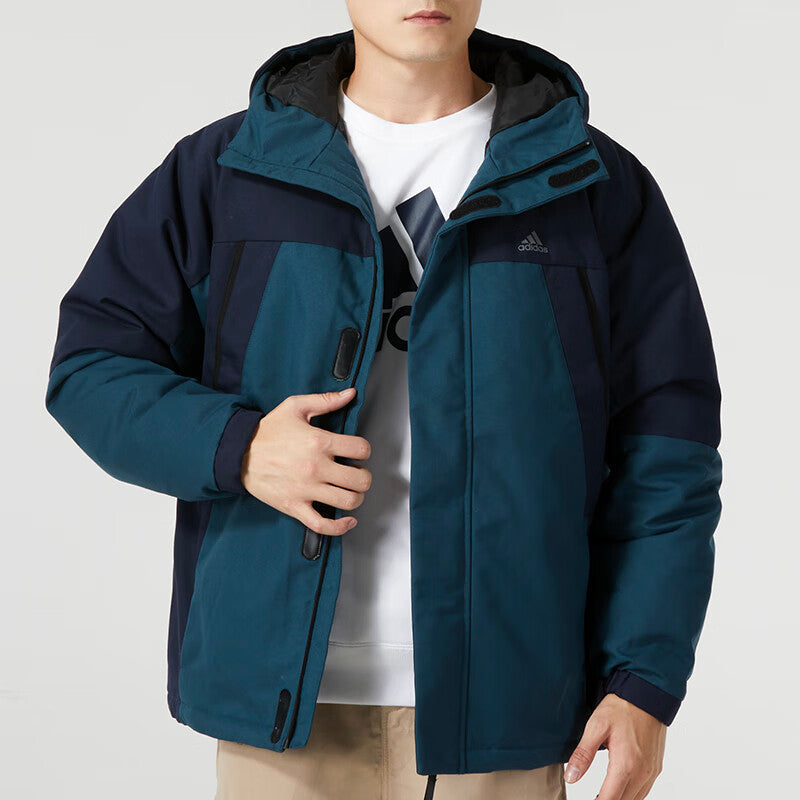 adidas SHRT Down Parka 'Teal Black' IL8923