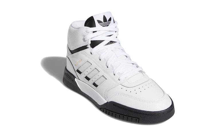 (GS) adidas originals Drop Step J 'White Black' FV4889