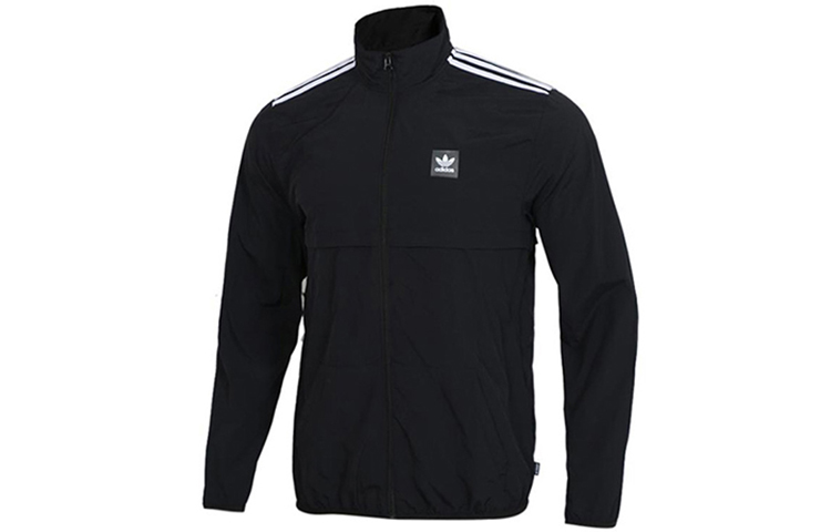 adidas originals Class Action JK Sports Windproof Jacket Black DU8324
