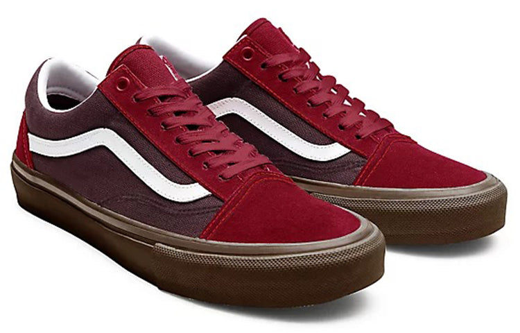 Vans Customs Gum Old Skool Dark Red VN0A3CST004