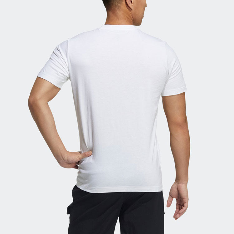 Men's adidas Bao Gfx Ss Tee Outdoor Sports Cartoon Printing Round Neck Short Sleeve White T-Shirt GN7608