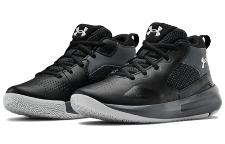 (GS) Under Armour Lockdown 5 'Black Pitch Gray' 3023533-001