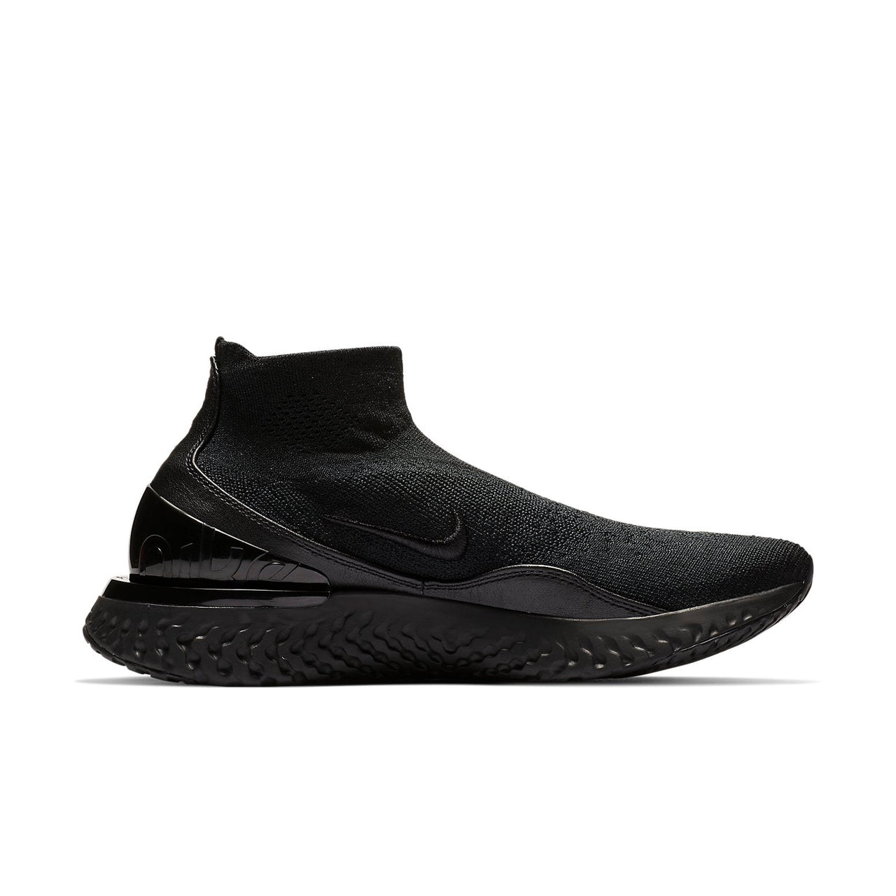 (WMNS) Nike Rise React Flyknit 'Black' AV5553-003