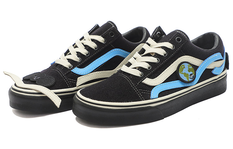 Vans Old Skool Classic Casual Skateboarding Shoes Black Unisex 'Black White' VN0A3WKTBLK