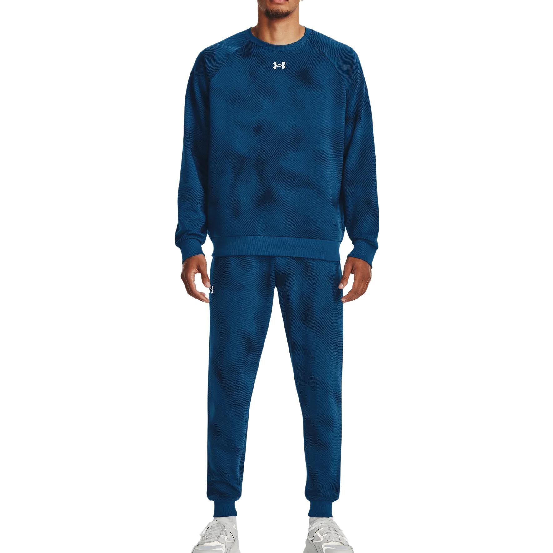 Under Armour Rival Fleece Printed Joggers 'College Blue' 1379777-426
