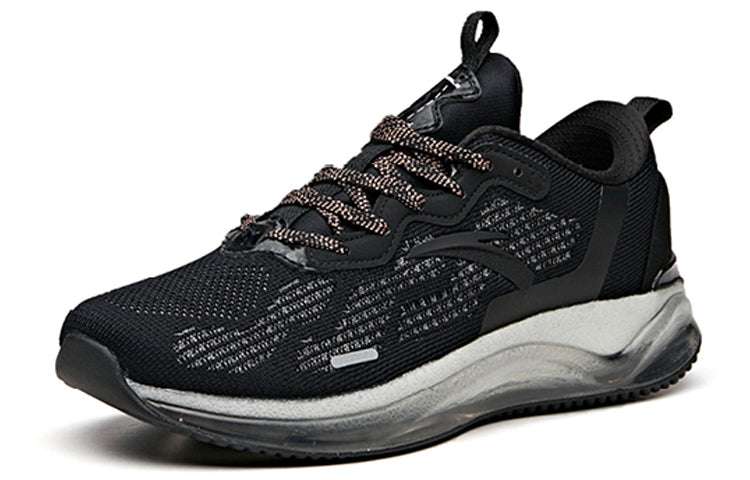 (WMNS) ANTA Running Series Sneakers 'Elastic Black Rose Gold' 122045501-1