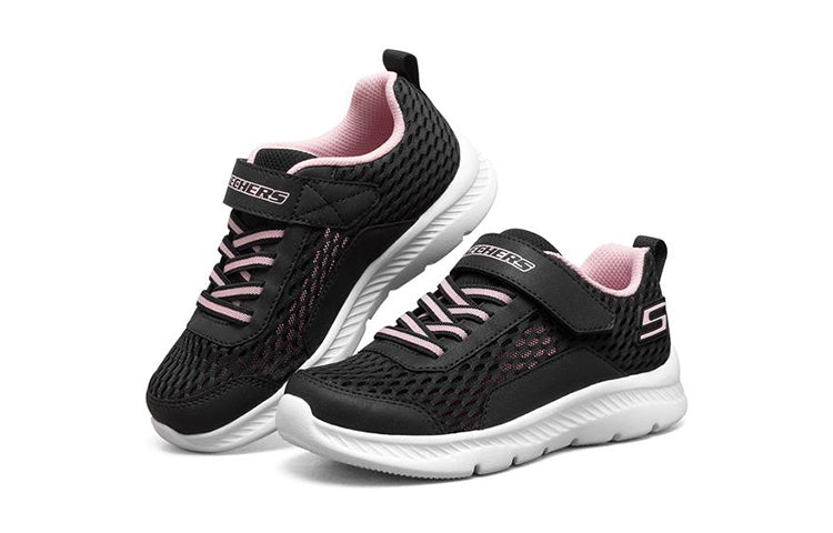 (GS) Skechers Comfy Flex 2.0 'Black Pink' 664158L-BKPK