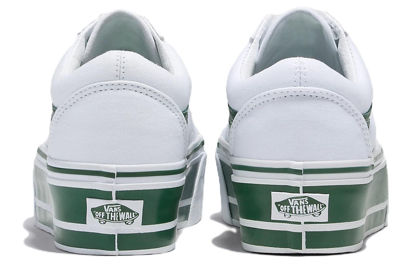Vans Old Skool Stackform 'White Green' VN0A7Q5MBGN