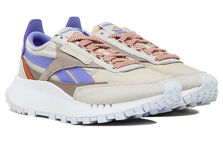 (WMNS) Reebok Classic Leather Legacy 'Sand Stone Hyper Purple' FY7434