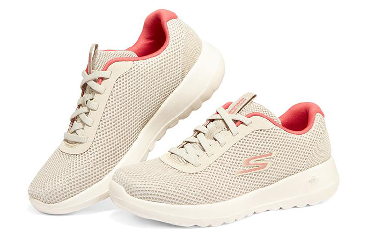 (WMNS) Skechers GOwalk Joy Light Motion 'Off White Pink' 124707-OFPK