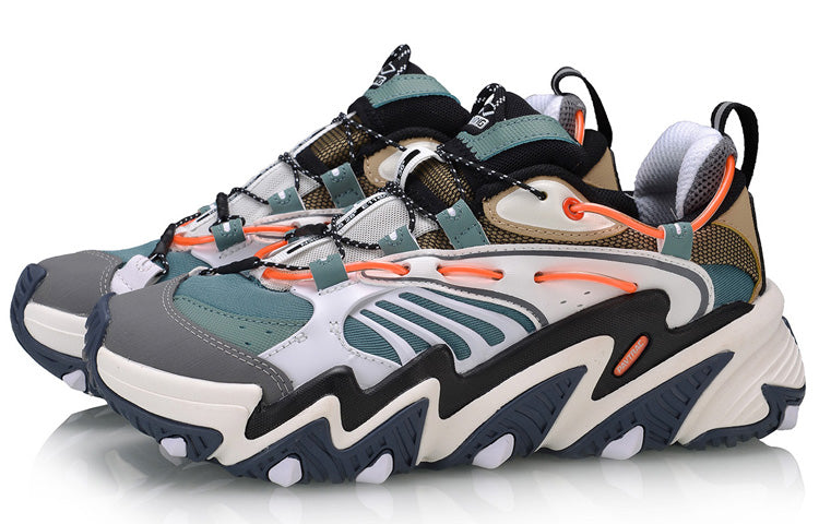(WMNS) Li-Ning X-Claw 'Brown Green Orange' AGLQ014-4