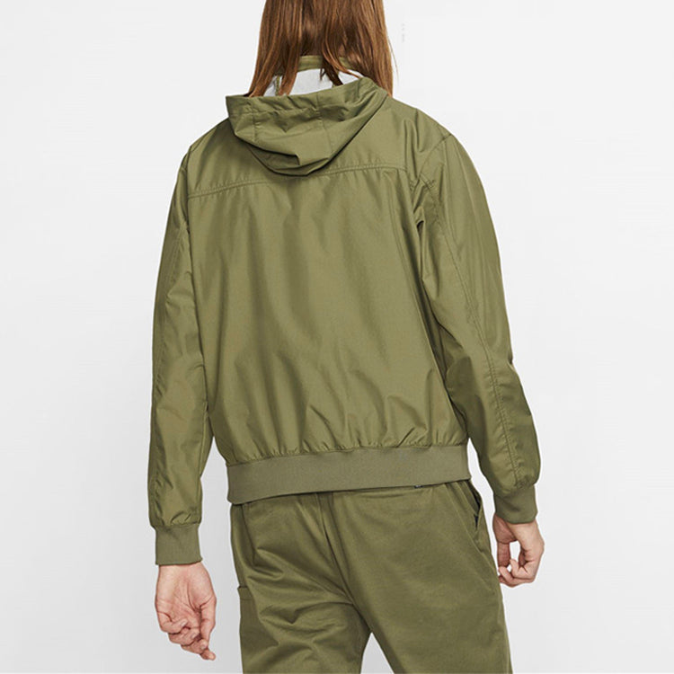 Nike SB Skateboard Stay Warm vest Sports Hooded Jacket Green BV0976-222