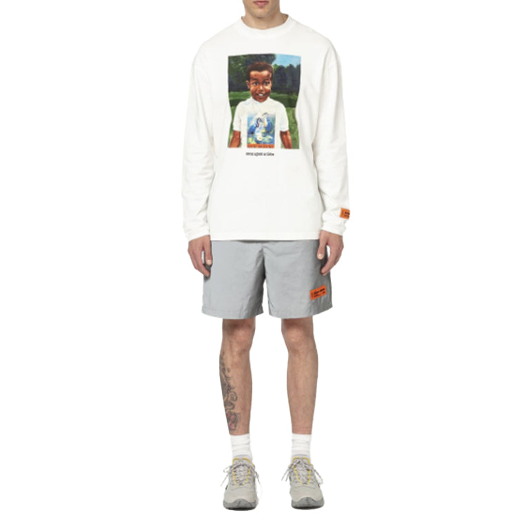 Men's HERON PRESTON Photo White HMAB012S209130190188