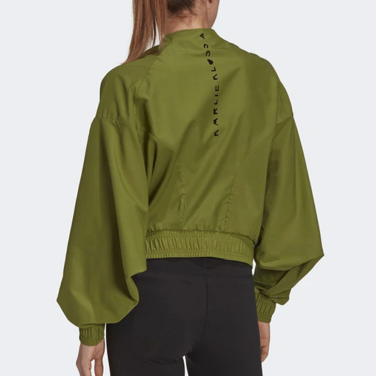 (WMNS) adidas x Karlie Kloss Doll Sleeve Cover Up Jacket Green GQ6056