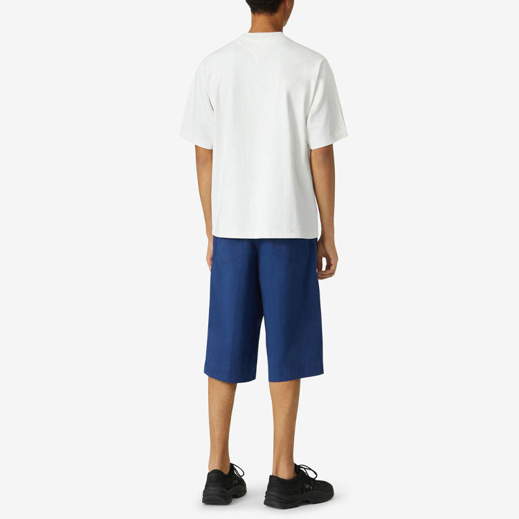 Men's KENZO SS21 Logo Embroidered Short Sleeve White FB55TS0544SB-01B